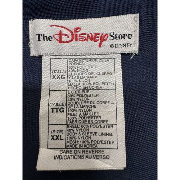 Disney Store Mens XXL Jacket Tan Golf Dad Mickey Mouse Embroidery Full Zip Vent - Picture 10 of 14